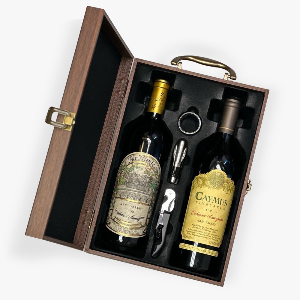 Caymus And Far Niente Napa Valley Wine Gift Box